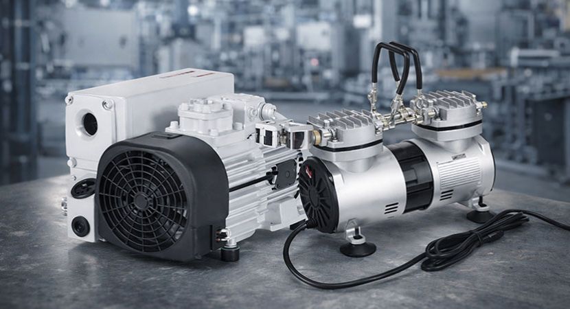 مقایسه راندمان انرژی در پمپ وکیوم خشک گیو و ایپک در کارکرد مستمر و بار سنگین