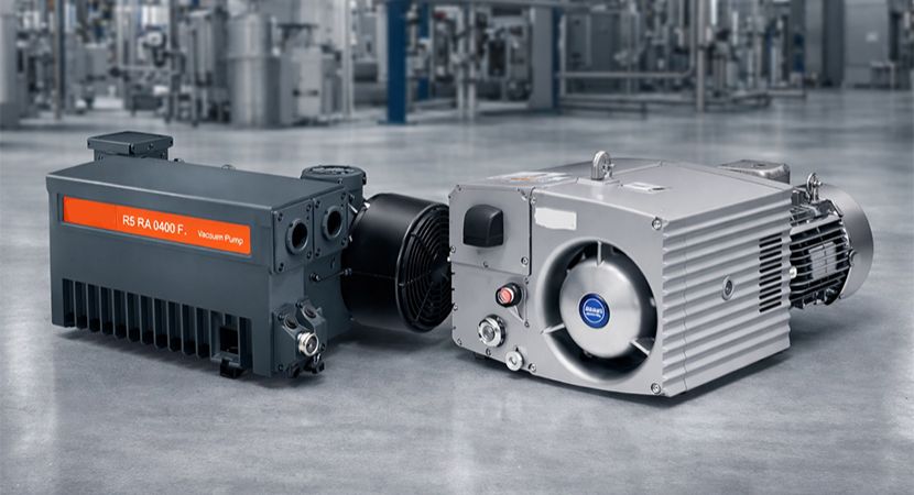 مقایسه مصرف روغن و هزینه نگهداری پمپ وکیوم روغنی بوش و بکر