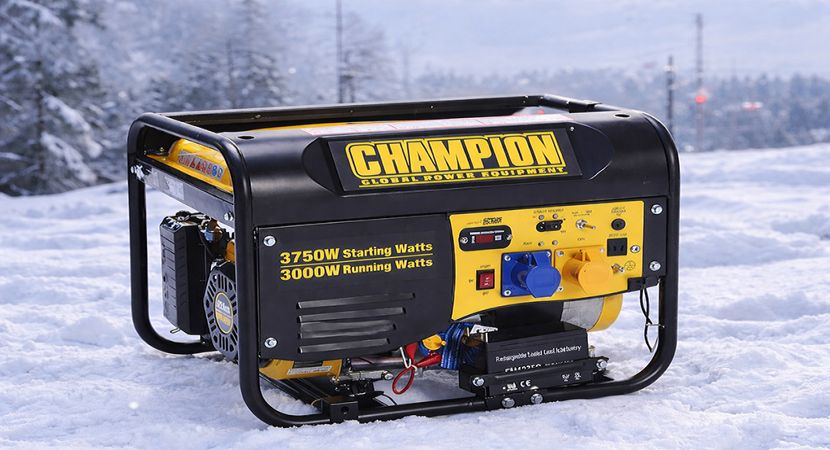 تحلیل مصرف سوخت موتور برق بنزینی چمپیون در دمای پایین