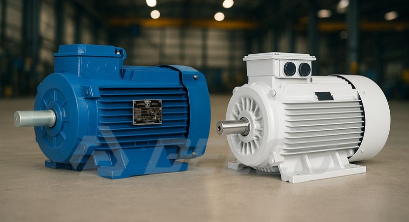 مقایسه کامل الکتروموتور موتوژن و جمکو؛ کدام گزینه برای صنایع ایران بهتر است؟