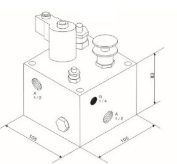 مشخصات ابعادی شیر بالابری رکستور ET-04