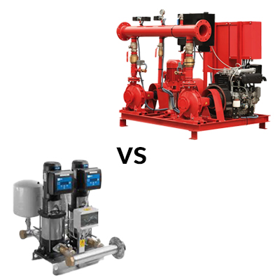 تفاوت در استاندارد طراحی و اجرای بوستر پمپ آتشنشانی و آبرسانی