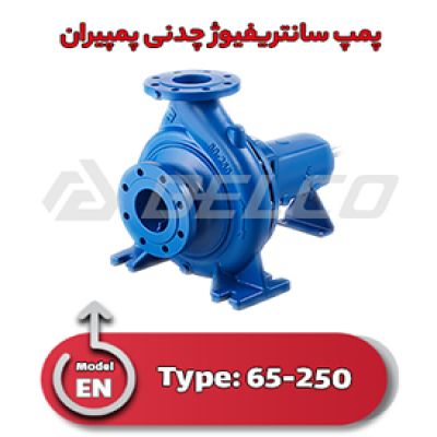 پمپ سانتریفیوژ چدنی پمپیران 250 - 65