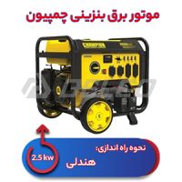خرید موتور برق بنزینی (champion 2.5kw) 92001i [کف قیمت + گارانتی]